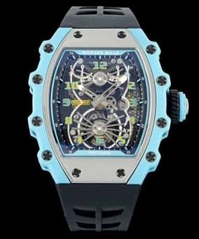 리차드밀 RM21-02 투르비용 에어로다인 뉴버젼 블루 블랙 시계 워치